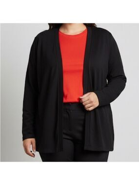 😍SHOW SPECIAL -Black Long Sleeve Top Fits 4X 5X